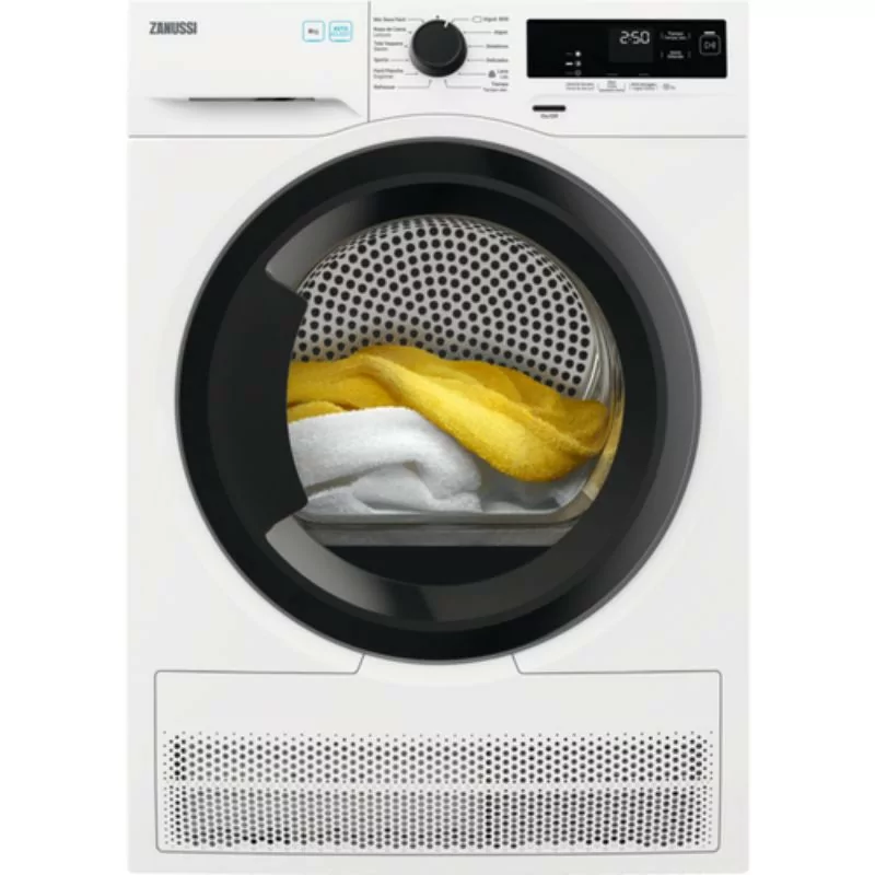 Zanussi 8kg Heat Pump Tumble Dryer - Class A+++ - White - ZDHK286H