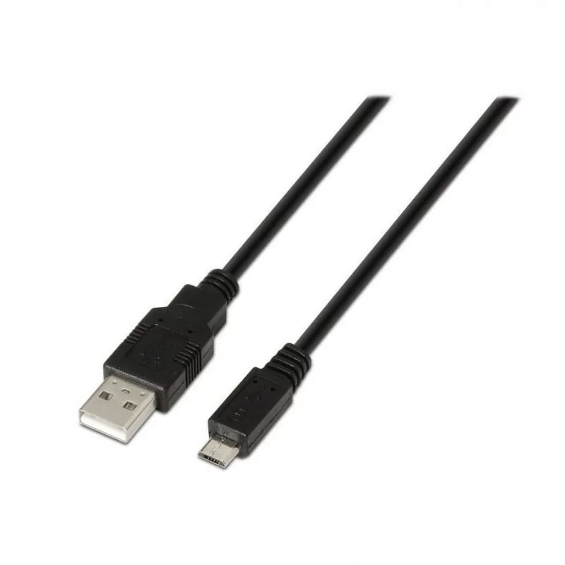 Cabo USB 2.0 - 80cm - Preto - Aisens - A101-0027|AISENS|8436574700268 Cabo USB 2.0 - 80cm - Preto - Aisens - A101-0027|AISENS|8436574700268