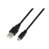 Cabo USB 2.0 - 80cm - Preto - Aisens - A101-0027|AISENS|8436574700268