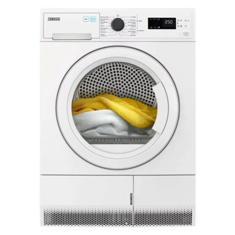 Zanussi 8kg Heat Pump Tumble Dryer - Class A++ - White - ZDHF284W Zanussi 8kg Heat Pump Tumble Dryer - Class A++ - White - ZDHF284W