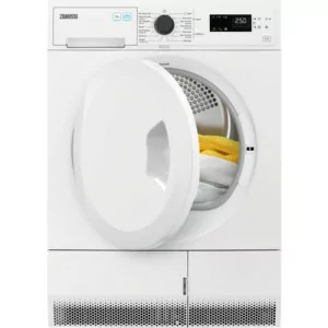 Máquina de Secar Roupa Condensação Zanussi 7Kg - Classe B - Branca - ZDPB274B