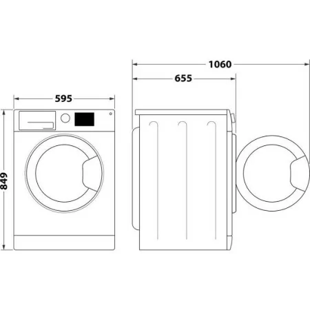Hotpoint Tumble Dryer - 9Kg - Heat Pump - NT M11 91WK EU