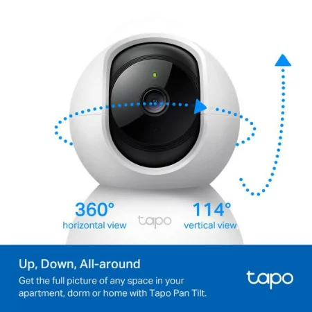 TP-Link Tapo TC71 Wi-Fi Security Camera - Panoramic (Pan/Tilt) - 2K