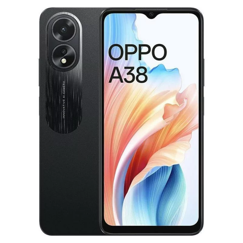 Smartphone OPPO A38 - 4GB/128GB - Preto - (6.56'' - Dual SIM - 5000 mAh ) Smartphone OPPO A38 - 4GB/128GB - Preto - (6.56'' - Dual SIM - 5000 mAh )