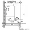 Exaustor Telescópico Bosch - Série 4 - 399m³/h - Prateado - DFS067A51|Bosch|4242005232055