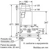 Exaustor Telescópico Bosch - Série 4 - 399m³/h - Prateado - DFS067A51|Bosch|4242005232055