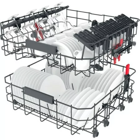 Whirlpool Built-in Dishwasher - 14 Sets - Class E - Silver - WI 7020 PF