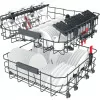Whirlpool Built-in Dishwasher - 14 Sets - Class E - Silver - WI 7020 PF