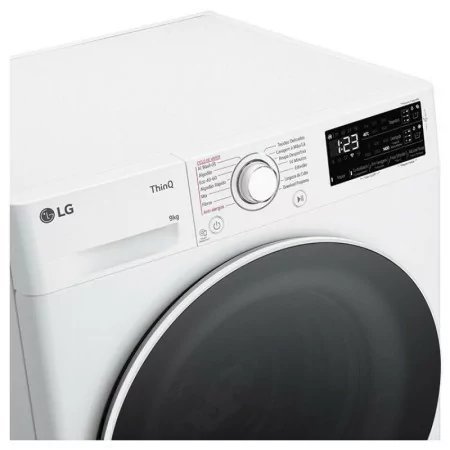 LG Washing Machine 9kg - 1400RPM - Class A - White - F4WR3509A0W