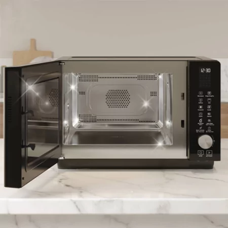 Whirlpool MWF 421 BL Microwave - (25L - Auto Clean - Quartz Grill - JetStart)