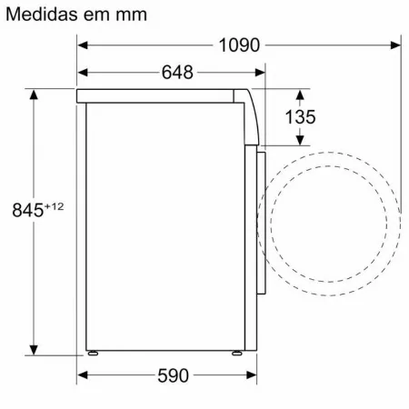 Máquina de Lavar Roupa BOSCH - Série 8 - 10Kg - 1400RPM - Branco - WGB25400ES|Bosch|4242005395910