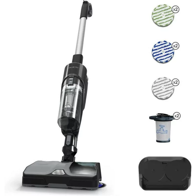 Rowenta X-Combo Multifunction Upright Vacuum Cleaner - Washes and Vacuums - GZ3039WO