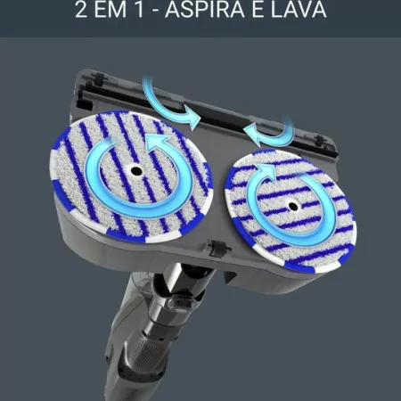 Aspirador Vertical Multifunções Rowenta X-Combo - Lava e Aspira - GZ3039WO|ROWENTA|3221616048560