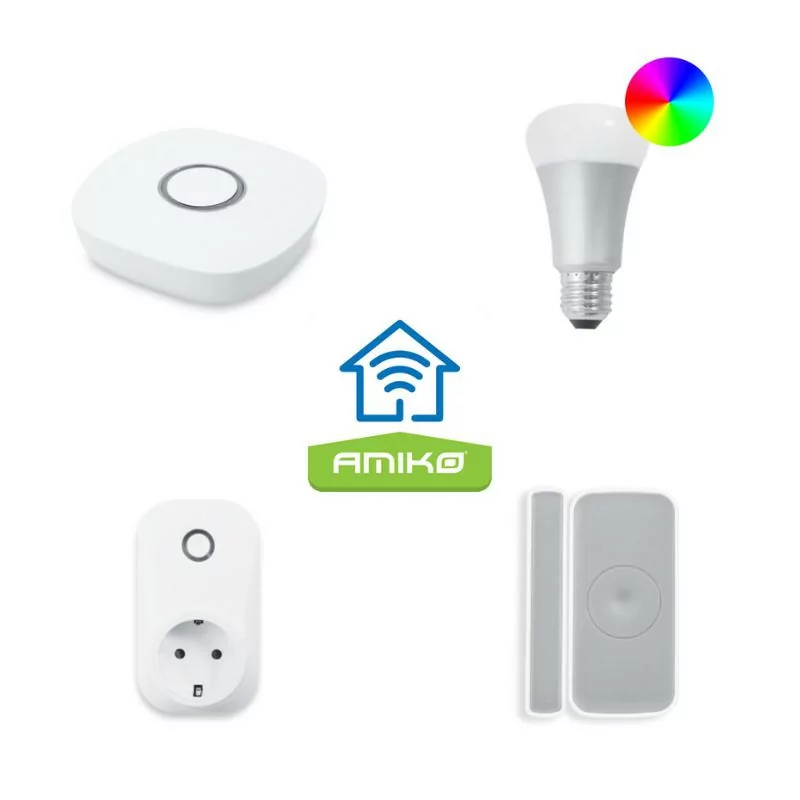 Amiko Smart Home Lighting Kit - Smart Lights Pack