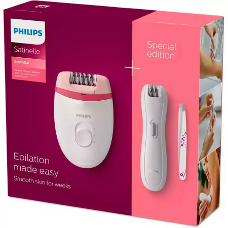 Depiladora Compacta Philips - Satinelle Essential - Branca - BRP506|Philips|8710103905714