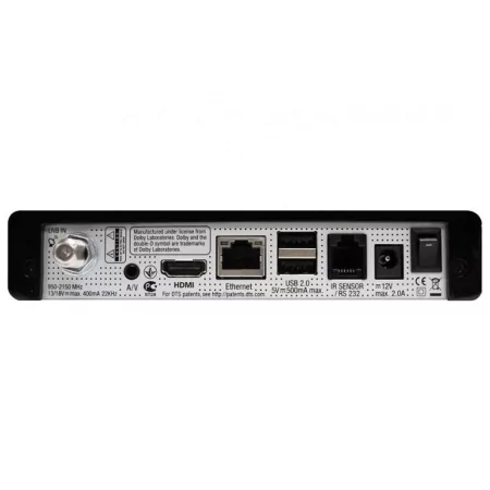 Recetor SAT Vu+ Zero Cor Preto