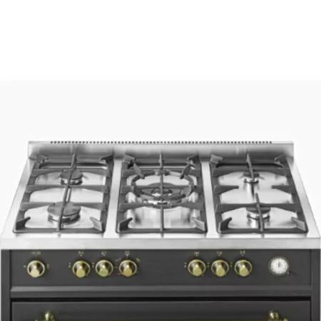 Meireles Monza Stove - 5 Burners - 121L - E 914 BL NAT - Natural Gas