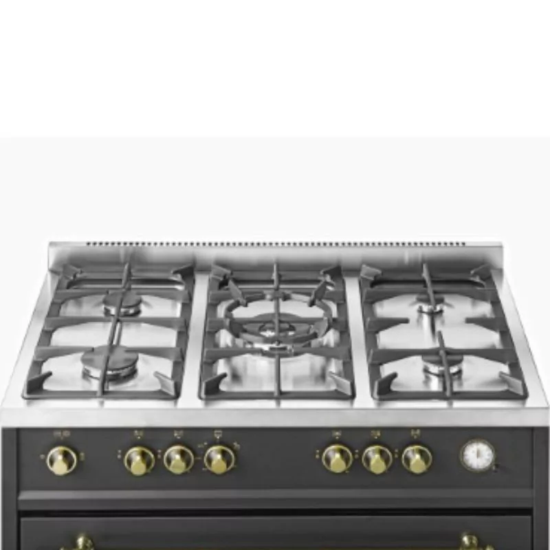 Cocina Meireles Monza - 5 Quemadores - 120L - E 914 BL