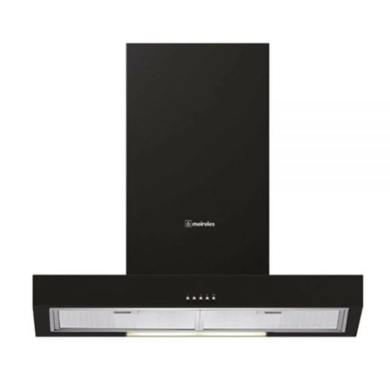 Meireles Chimney - 580M3/H - Mep 291 Bl - Black Glass