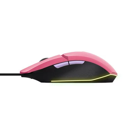 Trust Gaming Mouse - 6400 DPI - 60 IPS - RGB - Pink - GXT 109P FELOX
