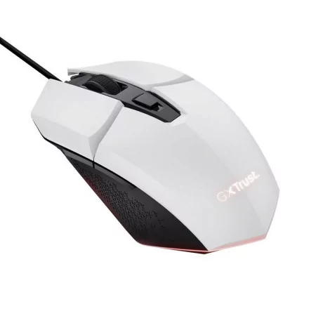 Trust Gaming Mouse - 6400 DPI - 60 IPS - RGB - White - GXT 109W FELOX