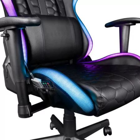 Trust Gaming Chair - RGB - Adjustable - Black - GXT 716 RIZZA