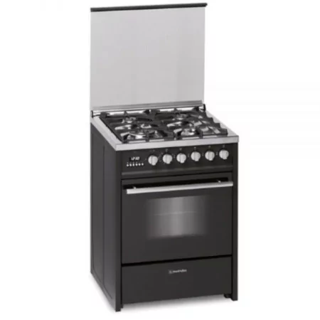 Meireles Monza Stove - 55L - E 610 Bl - Black + Stainless Steel