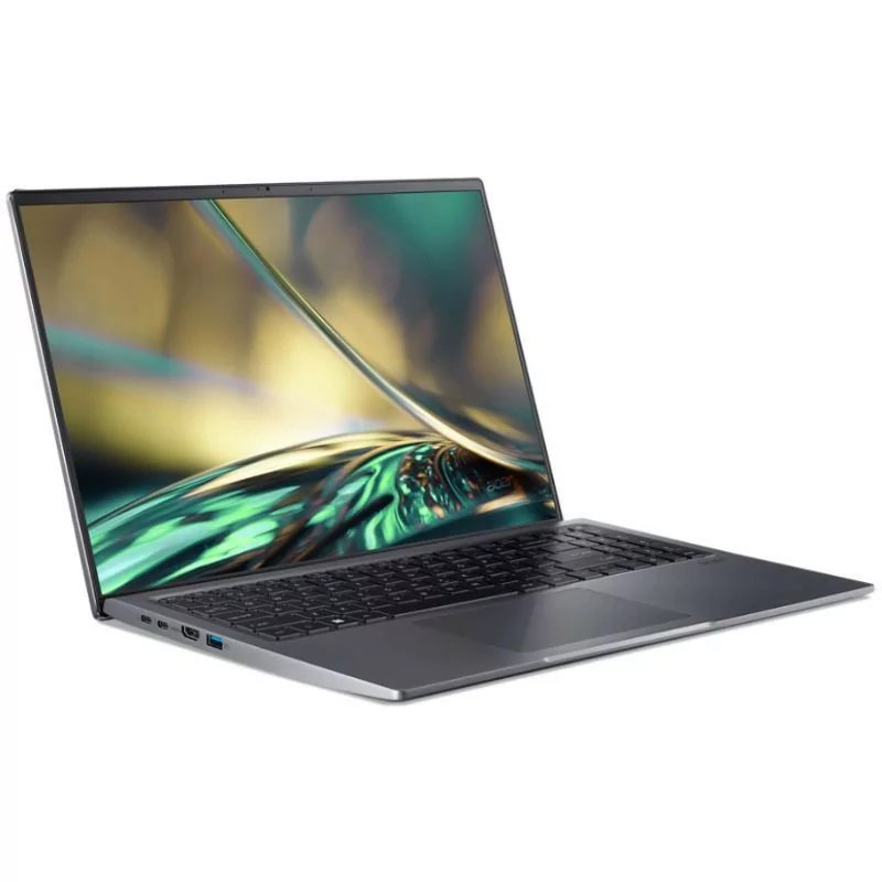 Notebook Acer - 16" Full HD IPS - i5-1240P - 512GB/8GB SSD - Endless OS - Gris - SFX16-52G-56VT