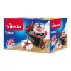 Conjunto de Esfregona + Balde Centrifugador Vileda - 6L - Dupla Camada - Cinza/Vermelho|EdM|4023103194113
