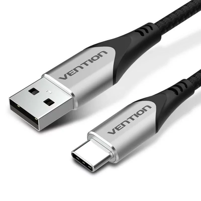 Cabo USB 2.0 Vention -Tipo C - CODHF - Cinza|Vention|6922794747050 Cabo USB 2.0 Vention -Tipo C - CODHF - Cinza|Vention|6922794747050