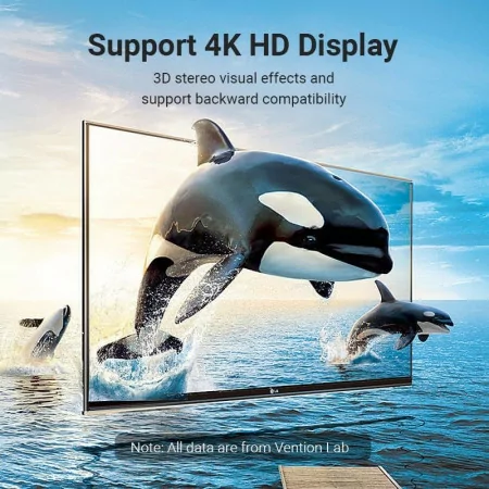 Vention HDMI Adapter - 4K - 90º - (Male to Female) - AIPB0