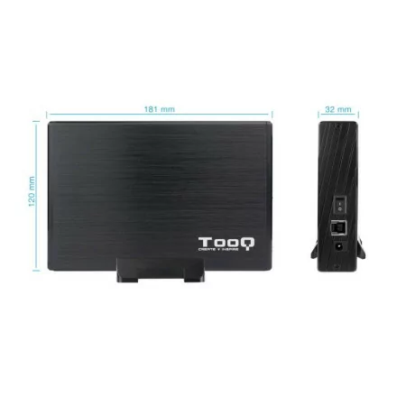 TooQ External Box - For Hard Drives - 3.5" - SATA I/II/III - USB 3.0 - Black - TQE-3527B