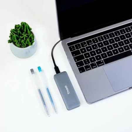 TooQ External Box - For SSD - M.2 - SATA - Gray - TQE-2281G