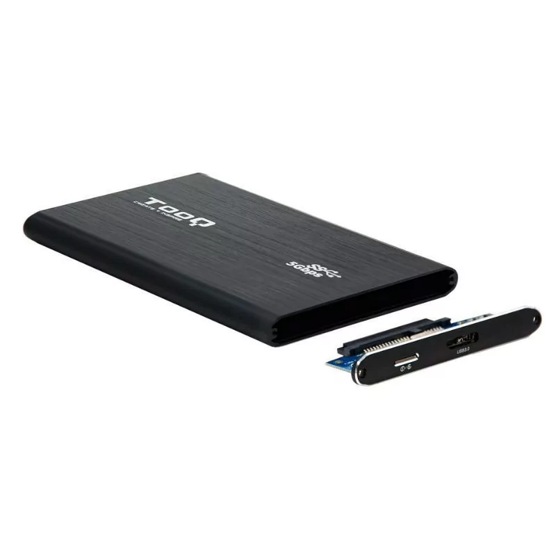 TooQ External Box - For Hard Drives - 2.5" - SATA I/II/III - USB 3.0 - Black - TQE-2529B