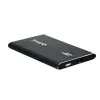 TooQ External Box - For Hard Drives - 2.5" - SATA I/II/III - USB 3.0 - Black - TQE-2529B