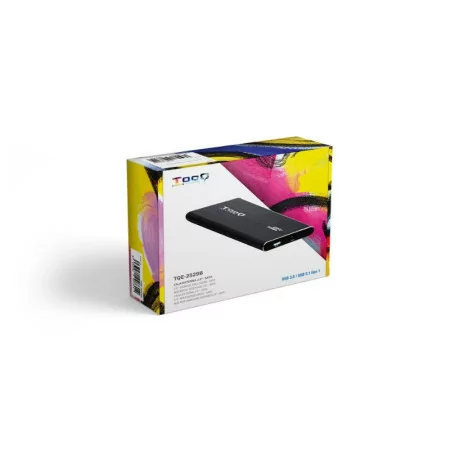 TooQ External Box - For Hard Drives - 2.5" - SATA I/II/III - USB 3.0 - Black - TQE-2529B