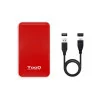 Caixa Externa TooQ - P/ Discos Rígidos - 2.5" - SATA I/II/III - USB 3.1 - Vermelho - TQE-2528R|TooQ|8433281008328