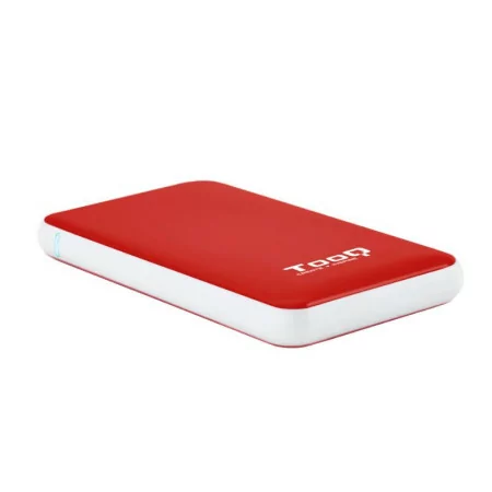 Caixa Externa TooQ - P/ Discos Rígidos - 2.5" - SATA I/II/III - USB 3.1 - Vermelho - TQE-2528R|TooQ|8433281008328