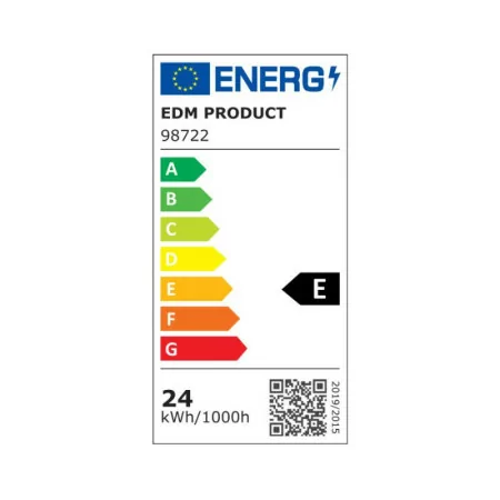 EDM LED Bulb - Standard - E27 - 24W - 2700LM - 6400K - Cold Light - 7x13.6cm - 98722