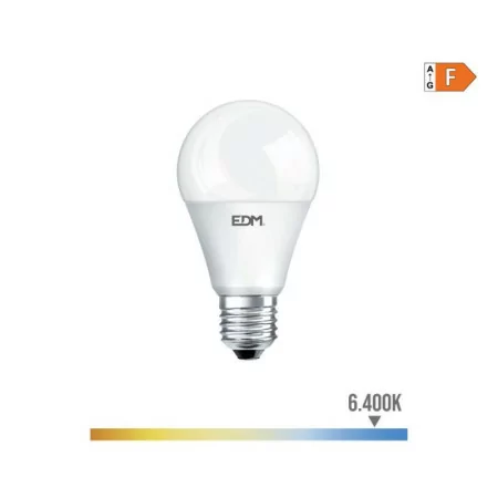 Bombilla LED EDM - Standard - E27 - 12W - 1154LM - 6400K - Luz Fria - 5,9x11,5cm - 35456