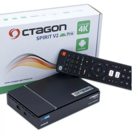 Octagon Spirit Pro - 2GB RAM / 32GB ROM - Android TV - 4K UHD HDR10 - Clap System