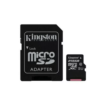 Kingston MicroSD Card - 256GB + SD Adapter - SDCS2/256GB