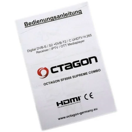 Octagon SF8008 SUPREME - DualOS (E2 + Definesat) - Combo - 4K|Octagon|4262454470051
