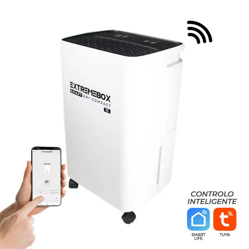 Desumidificador Inteligente Extremebox Smart Dry Compact - 12L/D