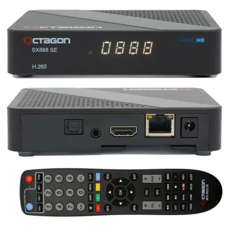 Octagon SX888 SE V2 - Definesat IPTV - H.265 Full HD