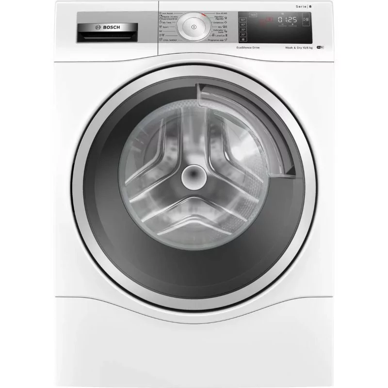Bosch Washing Machine and Dryer - Series 8 - 6 / 10 kg - 1400RPM - Class D - White - WDU8H542ES