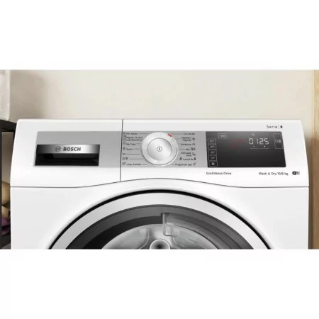 Bosch Washing Machine and Dryer - Series 8 - 6 / 10 kg - 1400RPM - Class D - White - WDU8H542ES