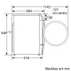 Bosch Washing Machine and Dryer - Series 8 - 6 / 10 kg - 1400RPM - Class D - White - WDU8H542ES