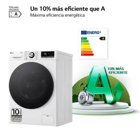 Máquina de Lavar Roupa LG 13Kg - 1400RPM - Classe A - Branca - F4WR7013AGW