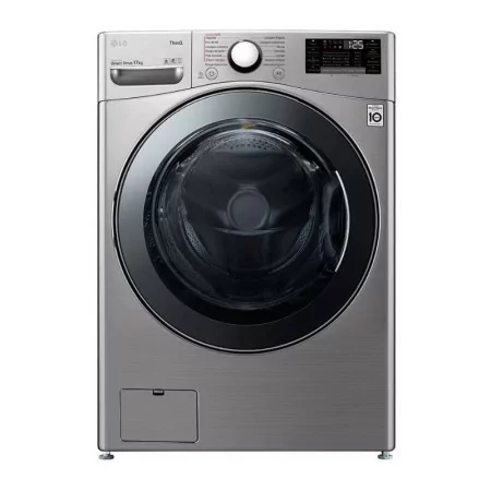 Máquina de Lavar Roupa LG 17Kg - 1100RPM - Classe E - Inox - F1P1CY2T